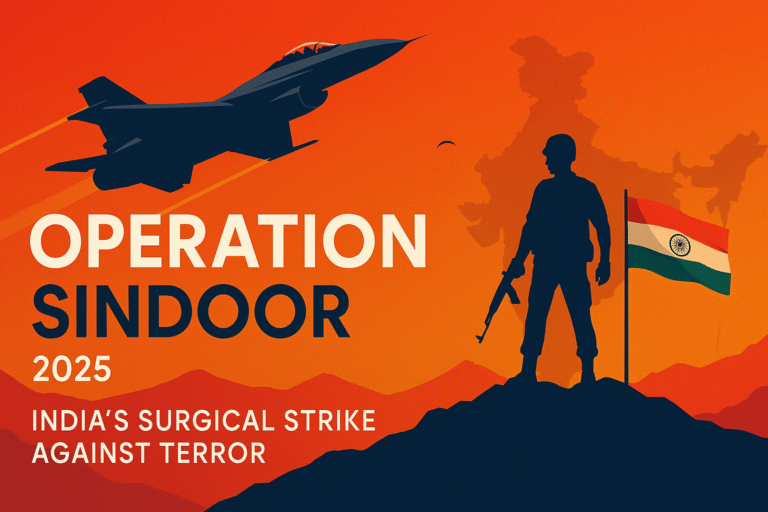Read more about the article ऑपरेशन सिंदूर: भारत की आतंक के खिलाफ निर्णायक कार्रवाई