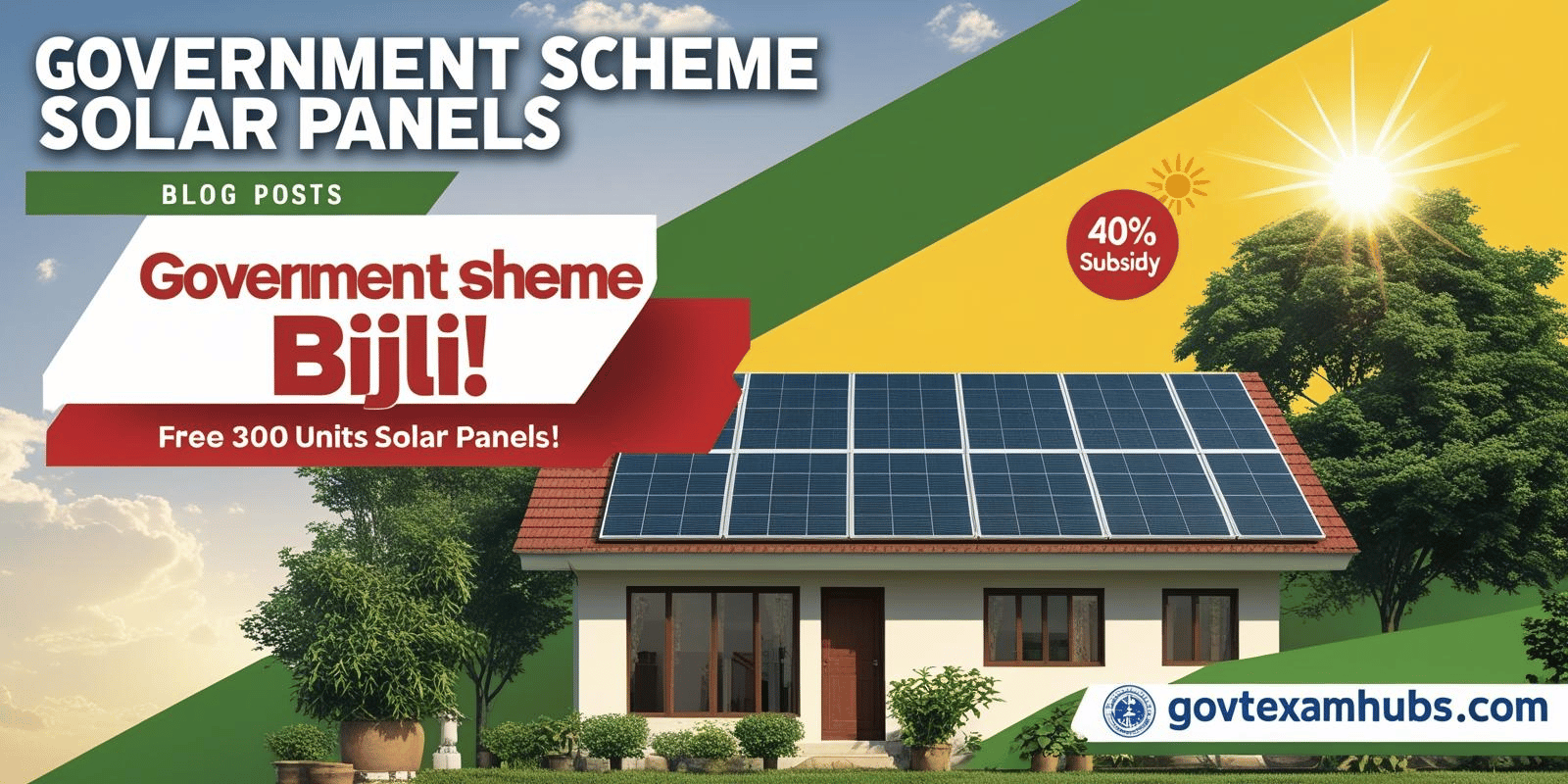 Read more about the article Government Scheme Solar Panels: 300 Units Free Bijli, Abhi Apply Karo!